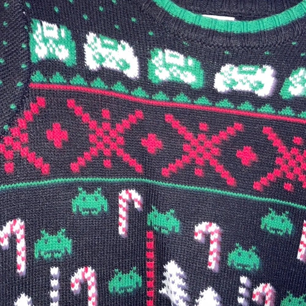 NWT Holiday time Christmas sweater kids size large 10/12 - Picture 6 of 7
